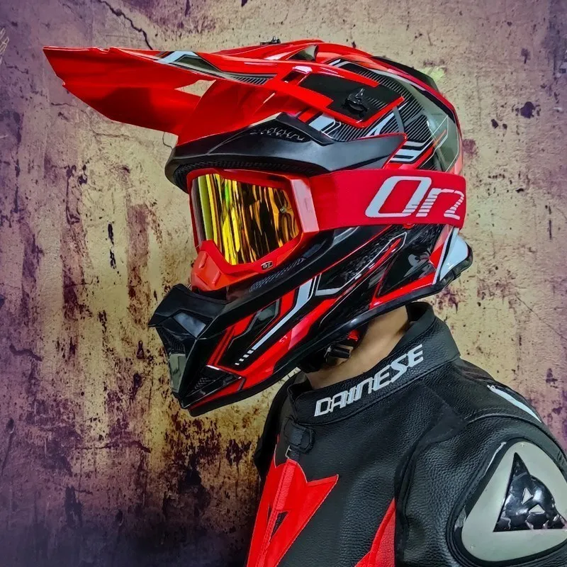 Capacete Off-Road para Motocross, Downhill e MTB