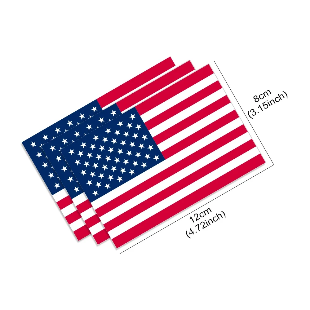 Adesivo Decorativo Carro – Bandeira Americana | Estilo Country & Patriótico - Imagem 9
