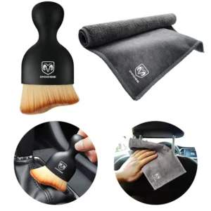 Escova de Limpeza Automotiva – Cerdas Macias para Cantos e Painéis