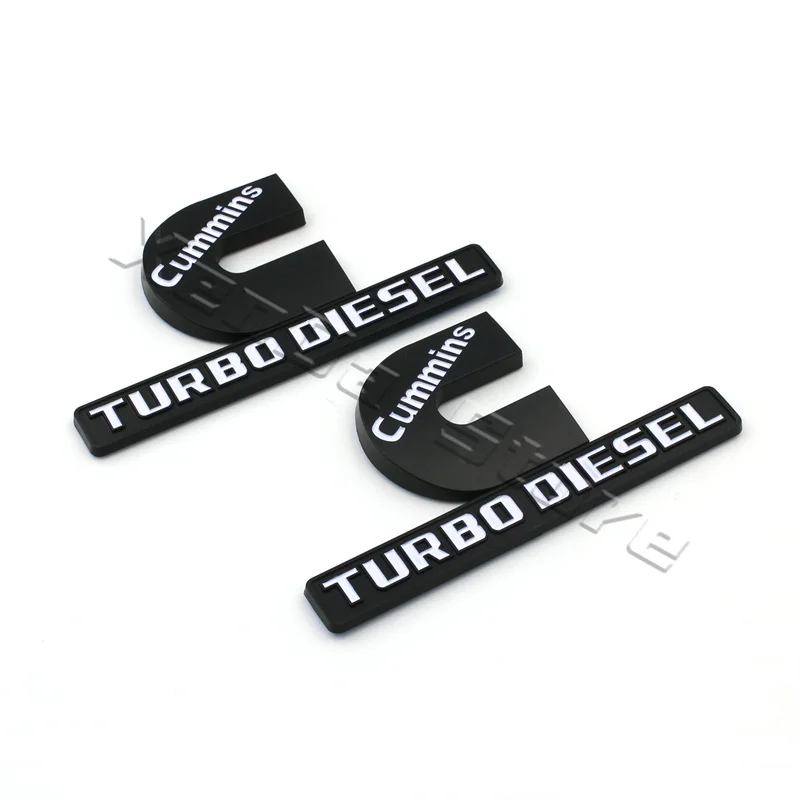 Kit 2 Emblemas “Cummins Turbo Diesel” – MOPAR - Imagem 4