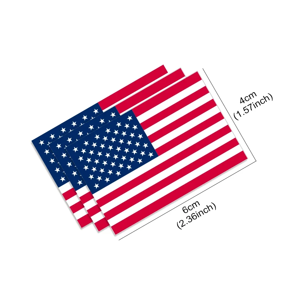 Adesivo Decorativo Carro – Bandeira Americana | Estilo Country & Patriótico - Imagem 8