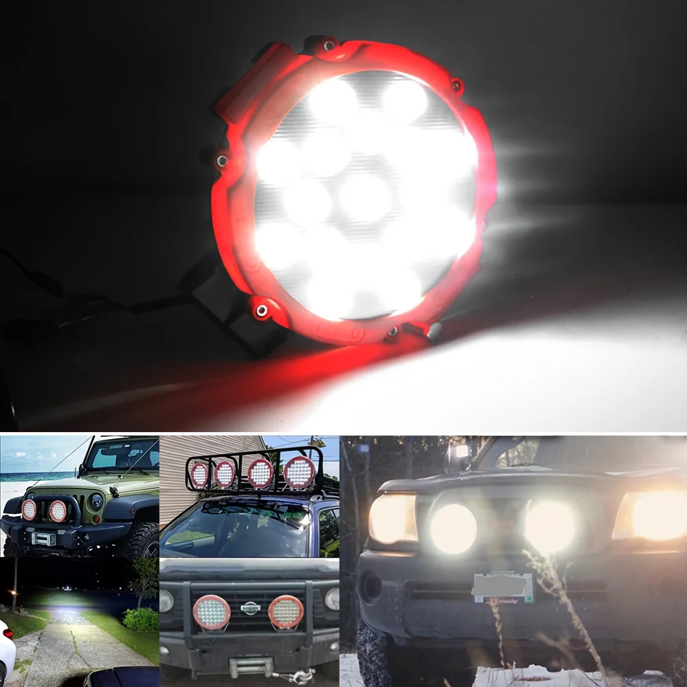 Farol LED 12V 51W Off Road – Spot Light Para Carros, Caminhonetes e Jeep - Imagem 3