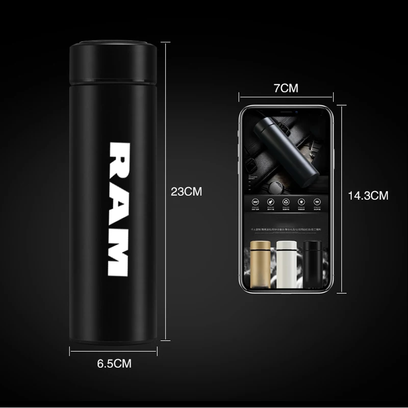 Garrafa Térmica Aço Inox RAM Series – Café & Viagem - Imagem 5