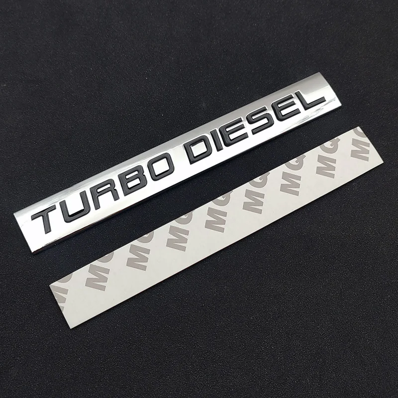 Emblema Traseiro 3D Turbo Diesel – Metal Cromado | RAM 2500 - Imagem 4