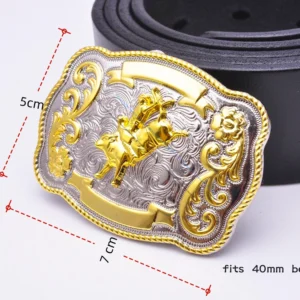 Fivela Cowboy Rock Bull