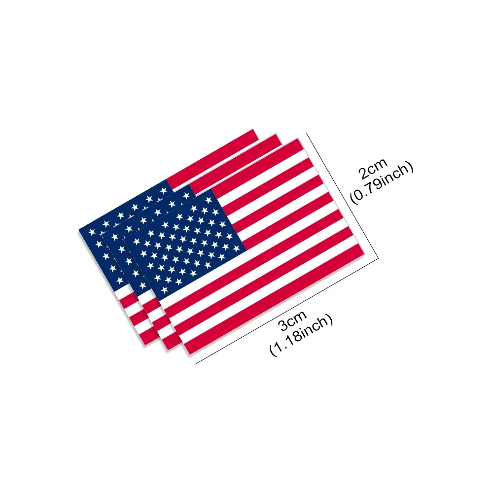 Adesivo Decorativo Carro – Bandeira Americana | Estilo Country & Patriótico - Imagem 10